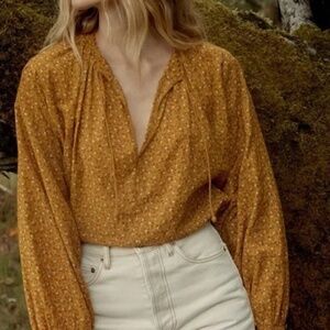 NWT Dôen Justine Top in Sunsoaked Foothills Floral Size S